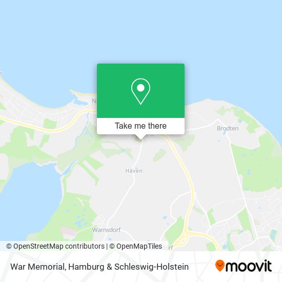 War Memorial map