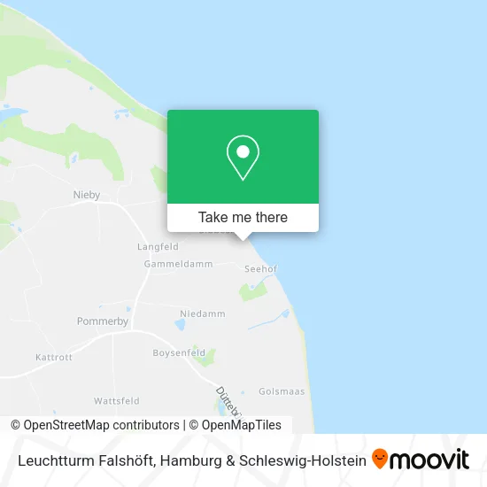 Карта Leuchtturm Falshöft