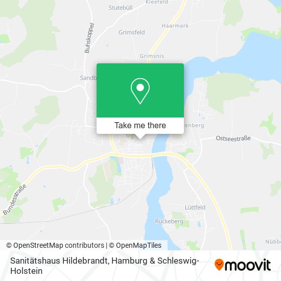 Sanitätshaus Hildebrandt map