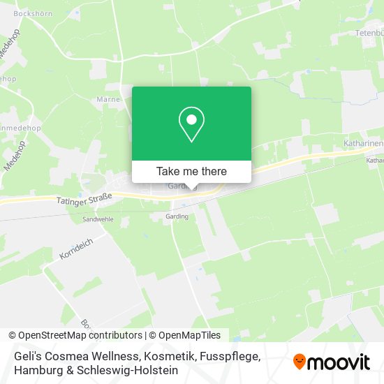 Geli's Cosmea Wellness, Kosmetik, Fusspflege map