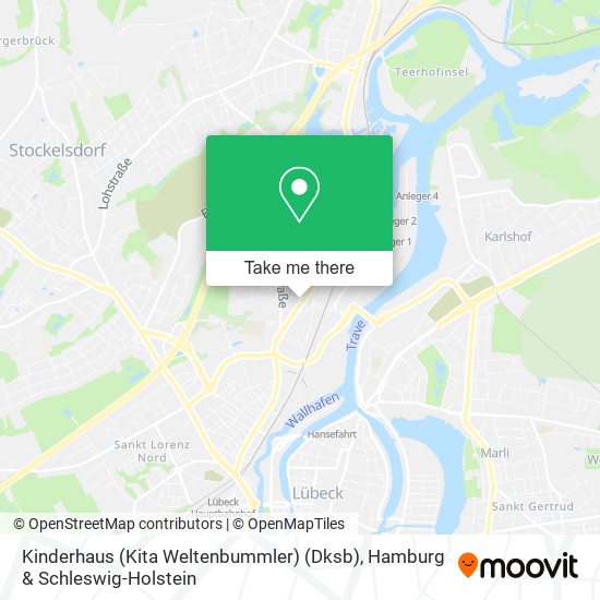 Карта Kinderhaus (Kita Weltenbummler) (Dksb)
