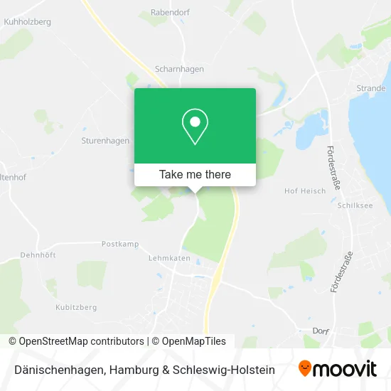 Карта Dänischenhagen
