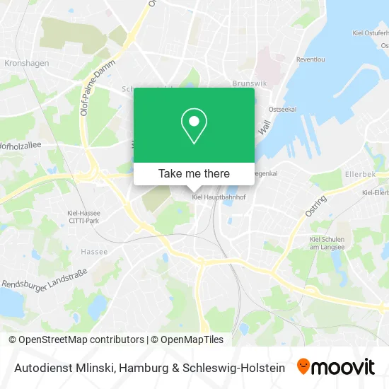 Карта Autodienst Mlinski