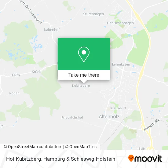 Карта Hof Kubitzberg