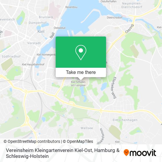 Vereinsheim Kleingartenverein Kiel-Ost map