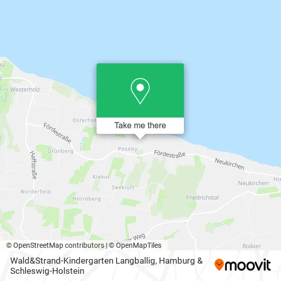 Карта Wald&Strand-Kindergarten Langballig