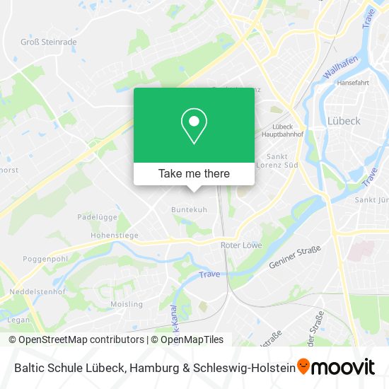 Baltic Schule Lübeck map