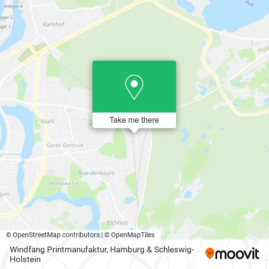 Карта Windfang Printmanufaktur