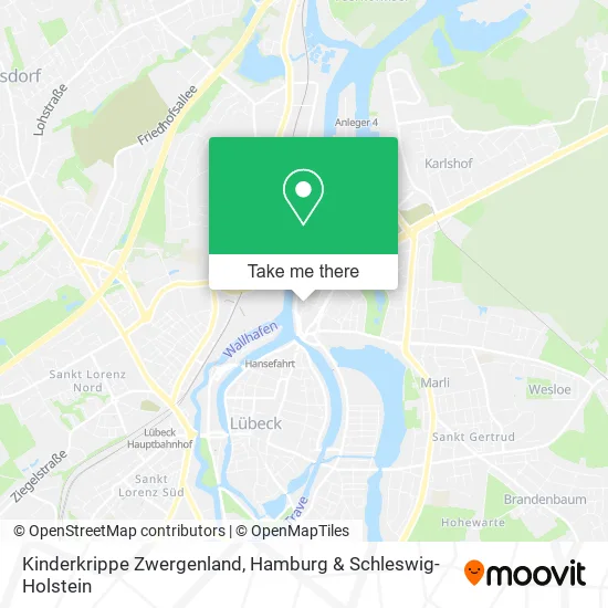 Карта Kinderkrippe Zwergenland