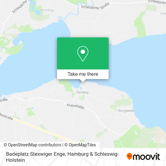 Карта Badeplatz Stexwiger Enge
