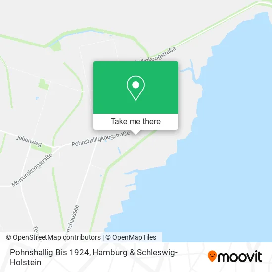 Карта Pohnshallig Bis 1924