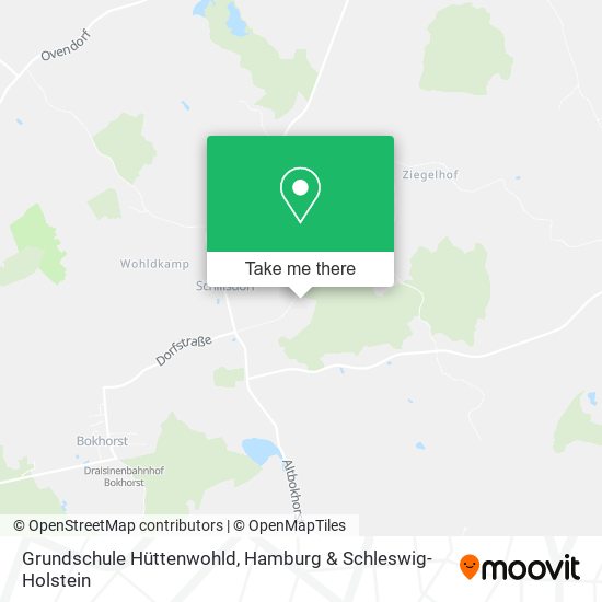 Grundschule Hüttenwohld map