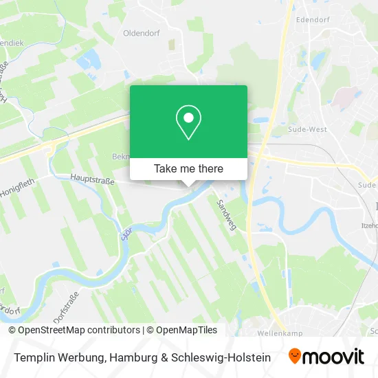 Карта Templin Werbung