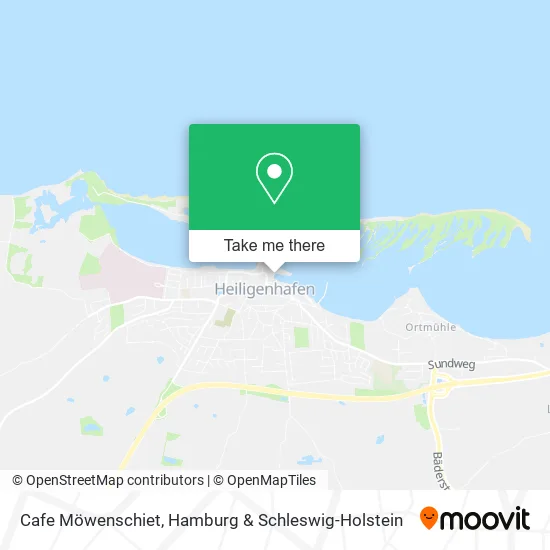 Cafe Möwenschiet map