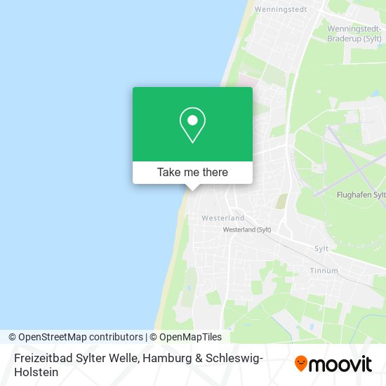 Freizeitbad Sylter Welle map
