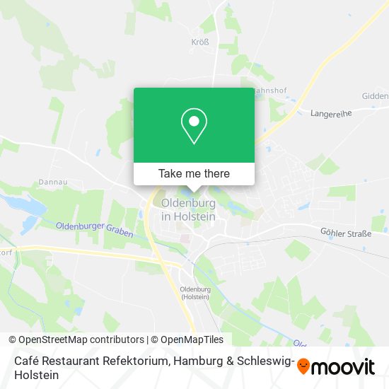 Café Restaurant Refektorium map