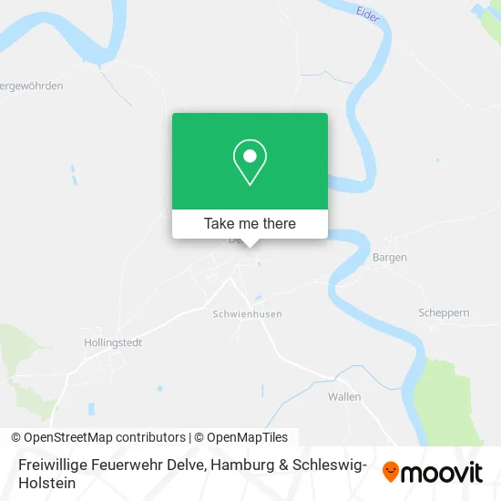 Freiwillige Feuerwehr Delve map