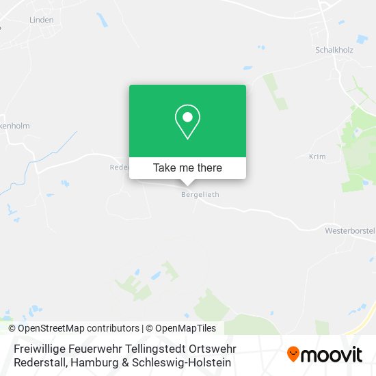 Карта Freiwillige Feuerwehr Tellingstedt Ortswehr Rederstall