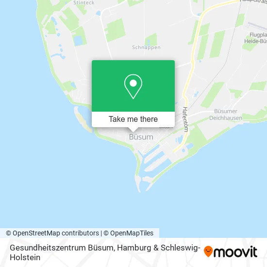 Карта Gesundheitszentrum Büsum