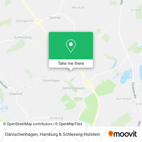 Карта Dänischenhagen