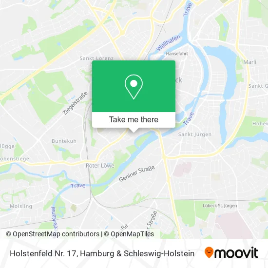 Карта Holstenfeld Nr. 17