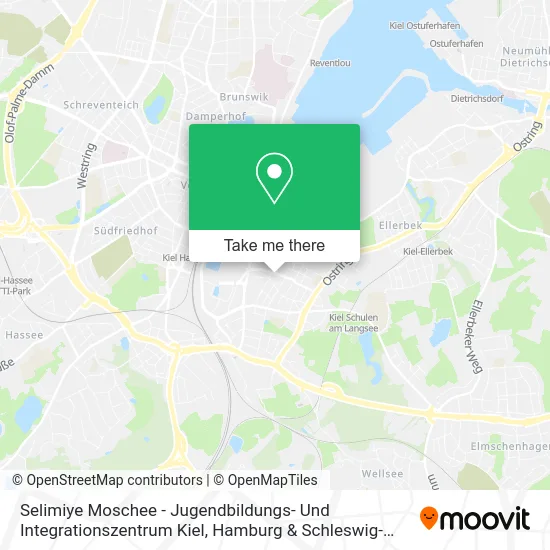 Карта Selimiye Moschee - Jugendbildungs- Und Integrationszentrum Kiel