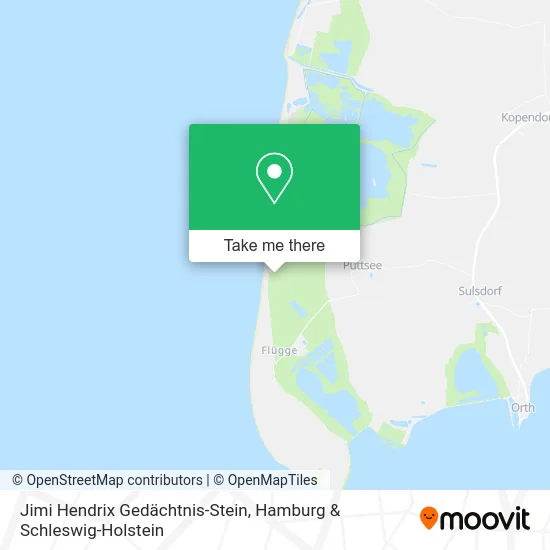 Карта Jimi Hendrix Gedächtnis-Stein