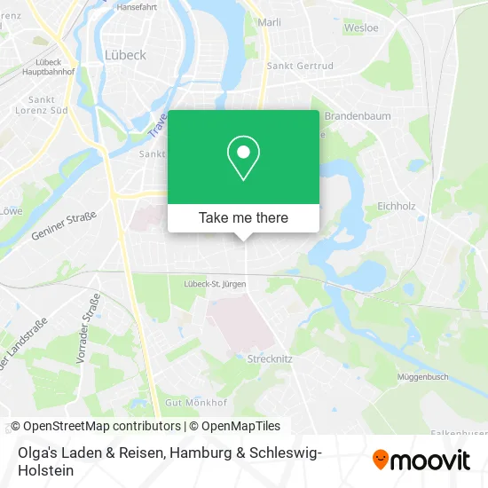 Карта Olga's Laden & Reisen