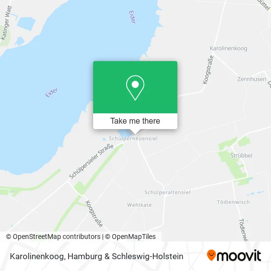 Карта Karolinenkoog