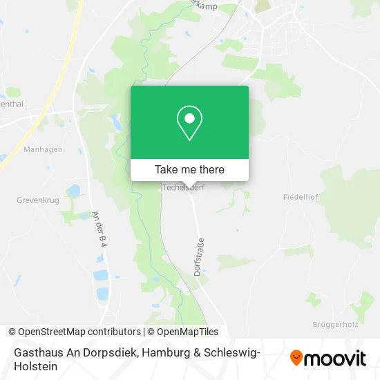 Карта Gasthaus An Dorpsdiek