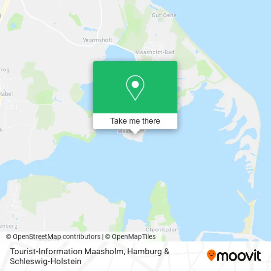 Карта Tourist-Information Maasholm