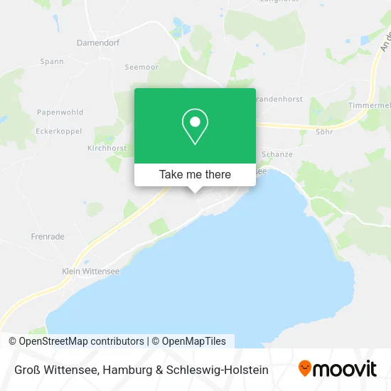 Карта Groß Wittensee
