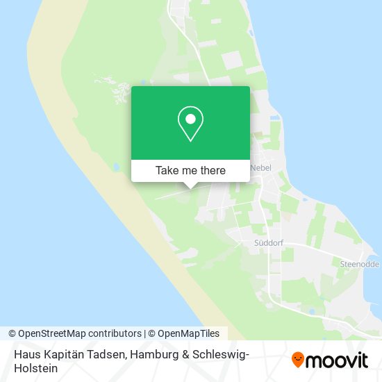 Haus Kapitän Tadsen map