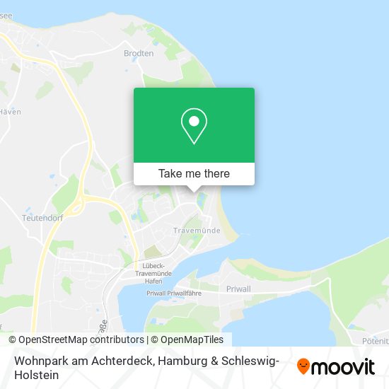 Wohnpark am Achterdeck map