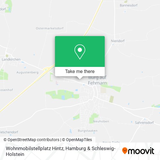 Wohnmobilstellplatz Hintz map