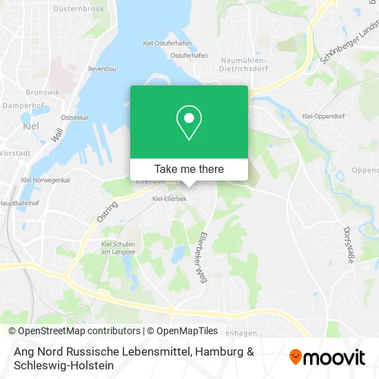 Карта Ang Nord Russische Lebensmittel