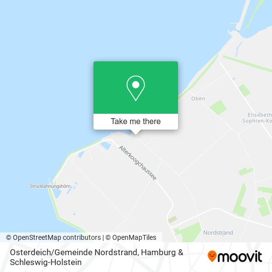 Osterdeich/Gemeinde Nordstrand map