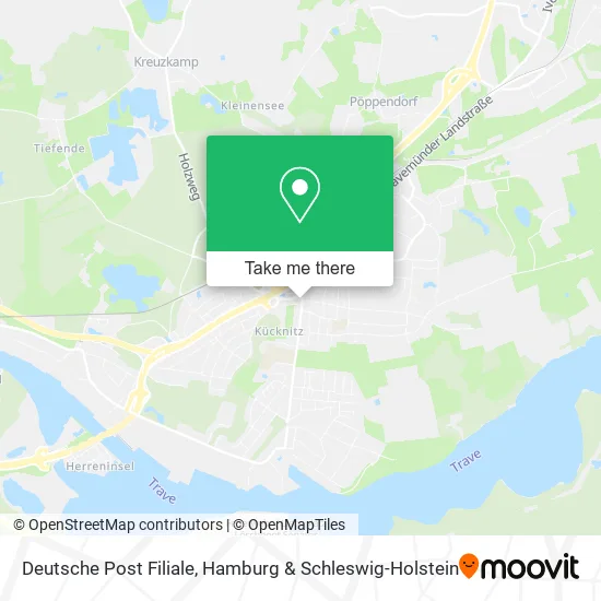 Карта Deutsche Post Filiale