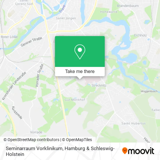 Карта Seminarraum Vorklinikum