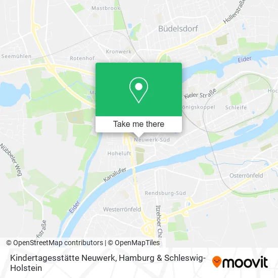 Карта Kindertagesstätte Neuwerk
