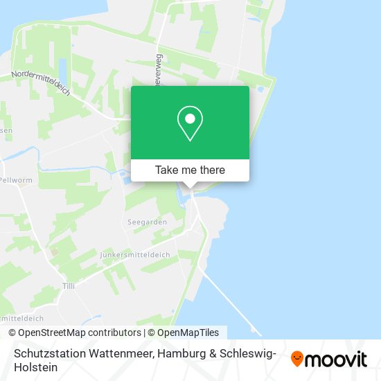 Schutzstation Wattenmeer map