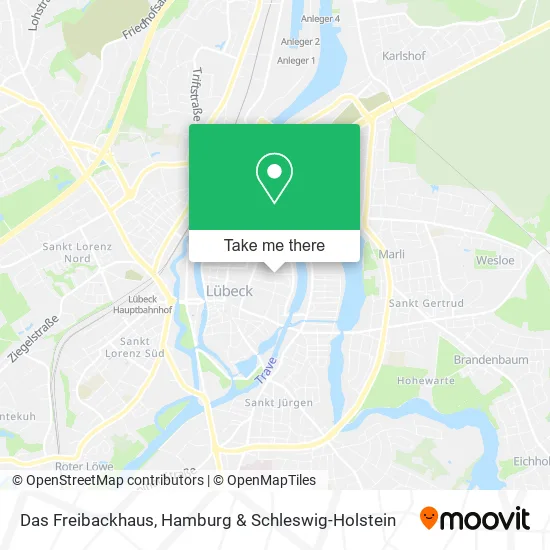 Карта Das Freibackhaus