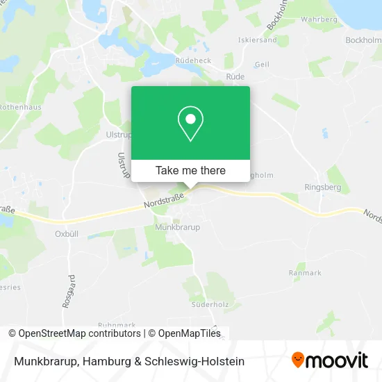 Карта Munkbrarup