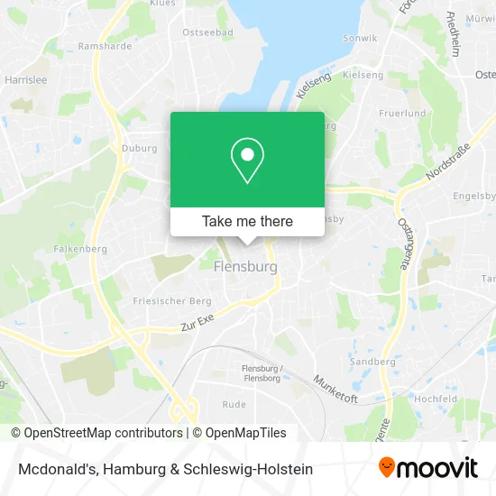 Карта Mcdonald's