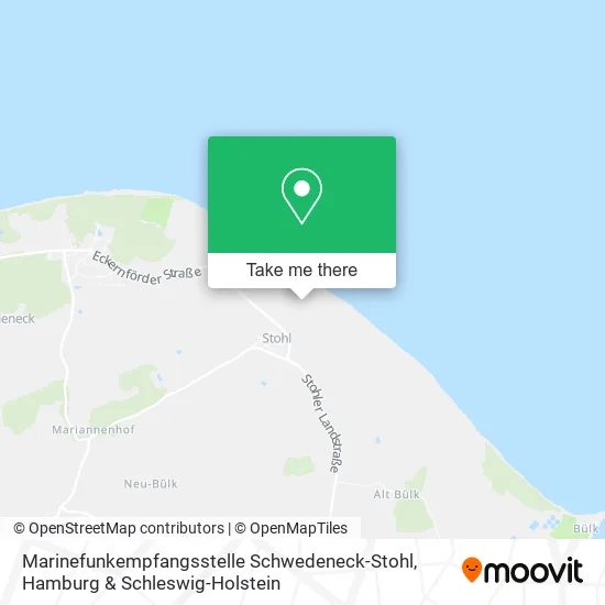 Карта Marinefunkempfangsstelle Schwedeneck-Stohl