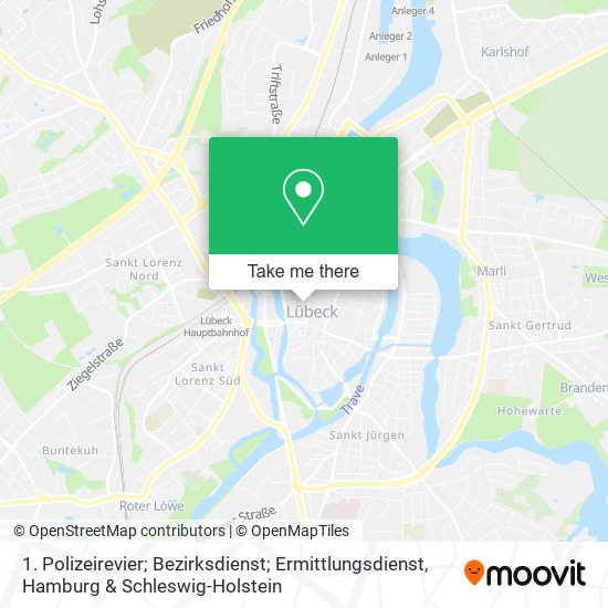1. Polizeirevier; Bezirksdienst; Ermittlungsdienst map