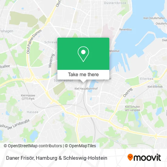 Карта Daner Frisör