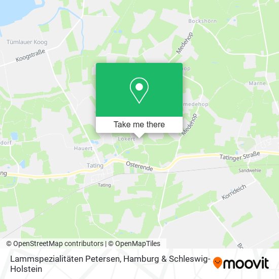 Lammspezialitäten Petersen map