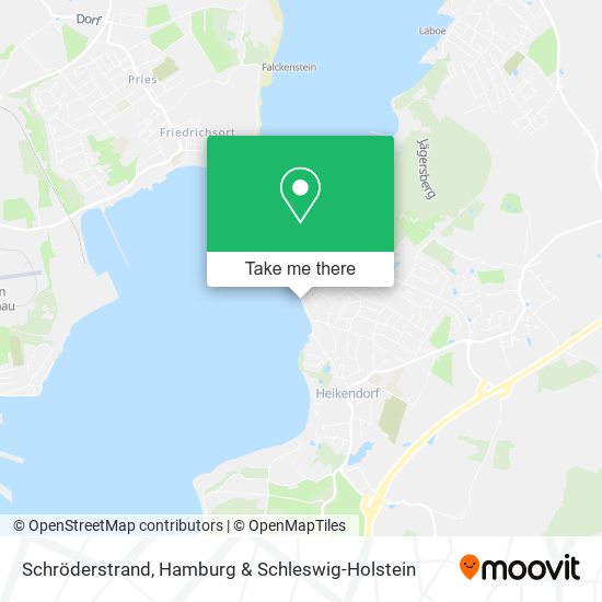 Schröderstrand map