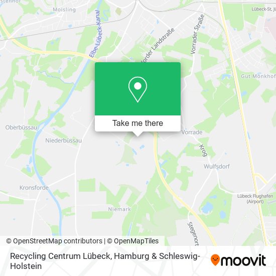 Recycling Centrum Lübeck map